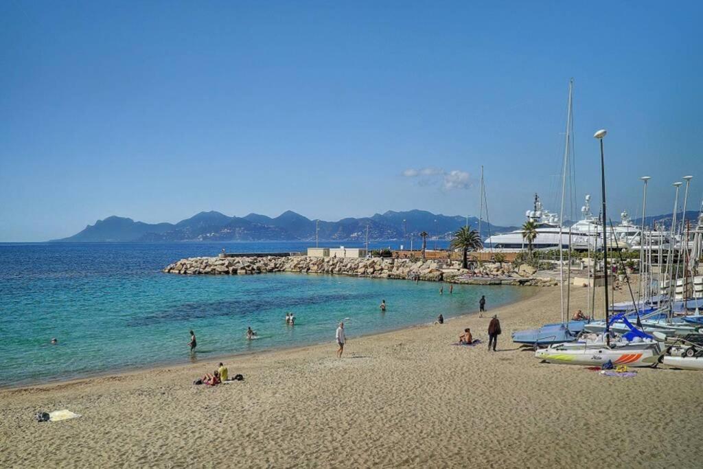 Le Palm - 100M Plage - Croisette - Verriere Cote D'Azur Apartment คานส์ ภายนอก รูปภาพ